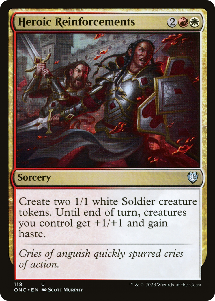 Heroic Reinforcements [Phyrexia: All Will Be One Commander] | North Game Den