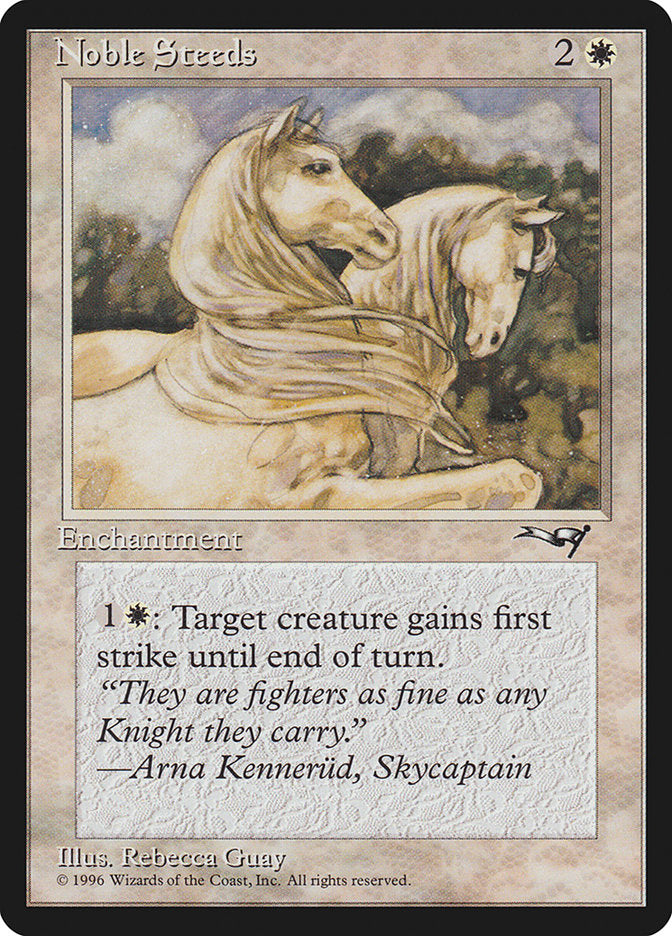Noble Steeds (Leg Raised) [Alliances] | North Game Den