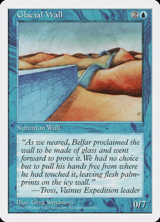 Glacial Wall [Fifth Edition] | North Game Den