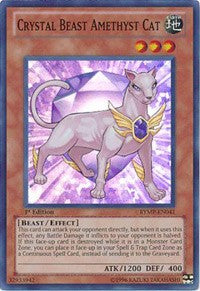 Crystal Beast Amethyst Cat [RYMP-EN041] Super Rare | North Game Den