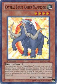 Crystal Beast Amber Mammoth [RYMP-EN044] Super Rare | North Game Den