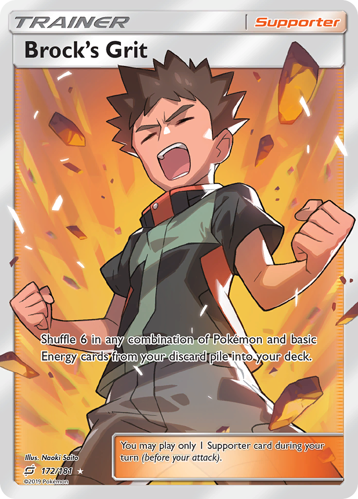 Brock's Grit (172/181) [Sun & Moon: Team Up] | North Game Den