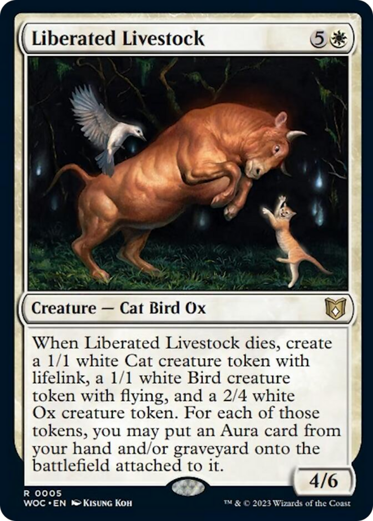 Liberated Livestock [Wilds of Eldraine Commander] | North Game Den