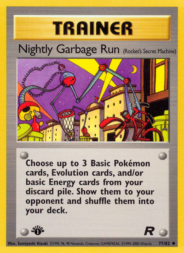 Nightly Garbage Run (77/82) [Team Rocket 1st Edition] | North Game Den