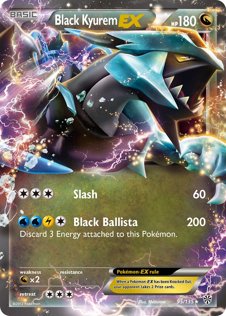 Black Kyurem EX (95/135) [Black & White: Plasma Storm] | North Game Den