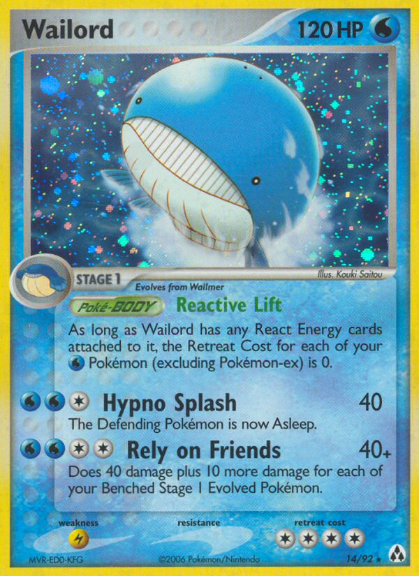 Wailord (14/92) [EX: Legend Maker] | North Game Den