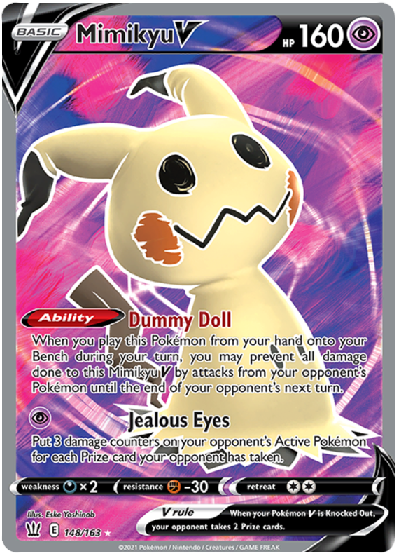 Mimikyu V (148/163) [Sword & Shield: Battle Styles] | North Game Den