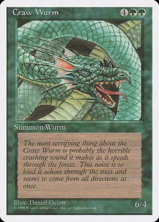 Craw Wurm [Fourth Edition] | North Game Den