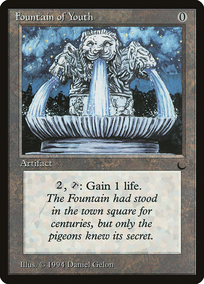 Fountain of Youth (Misprinted) [The Dark] | North Game Den