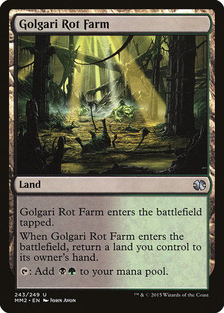 Golgari Rot Farm [Modern Masters 2015] | North Game Den