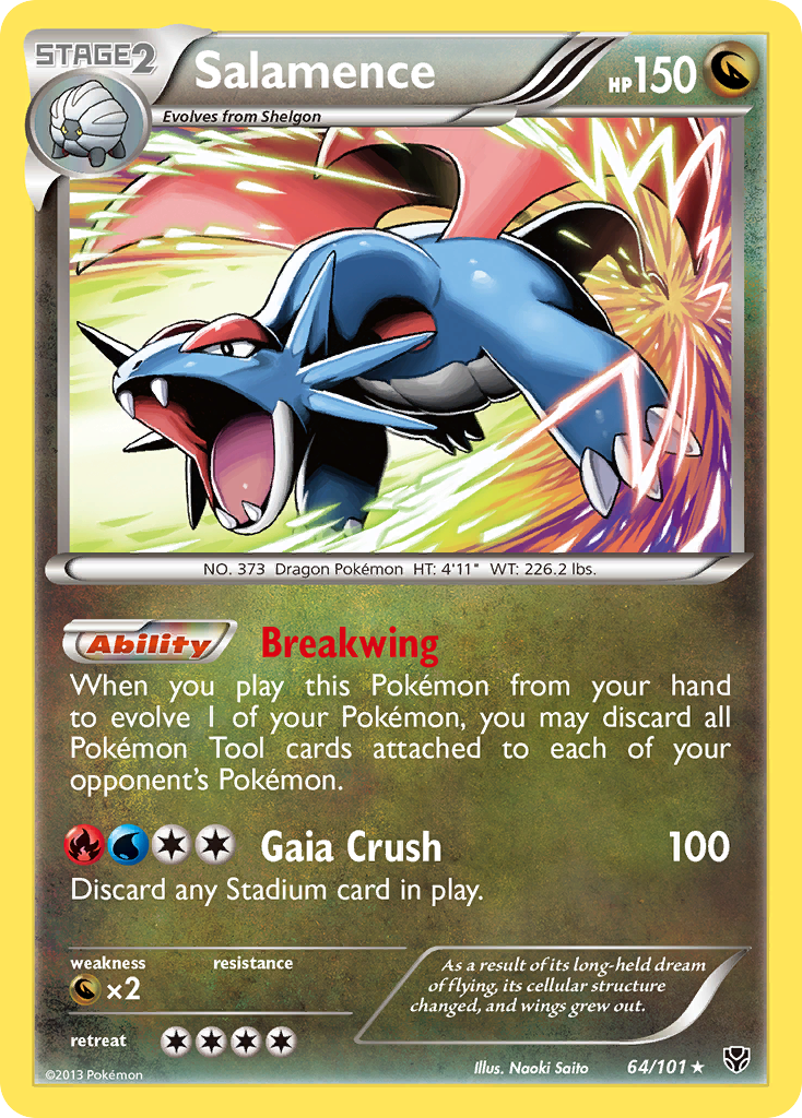 Salamence (64/101) [Black & White: Plasma Blast] | North Game Den