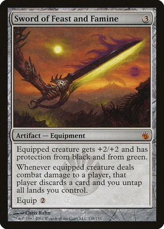 Sword of Feast and Famine [Mirrodin Besieged] | North Game Den