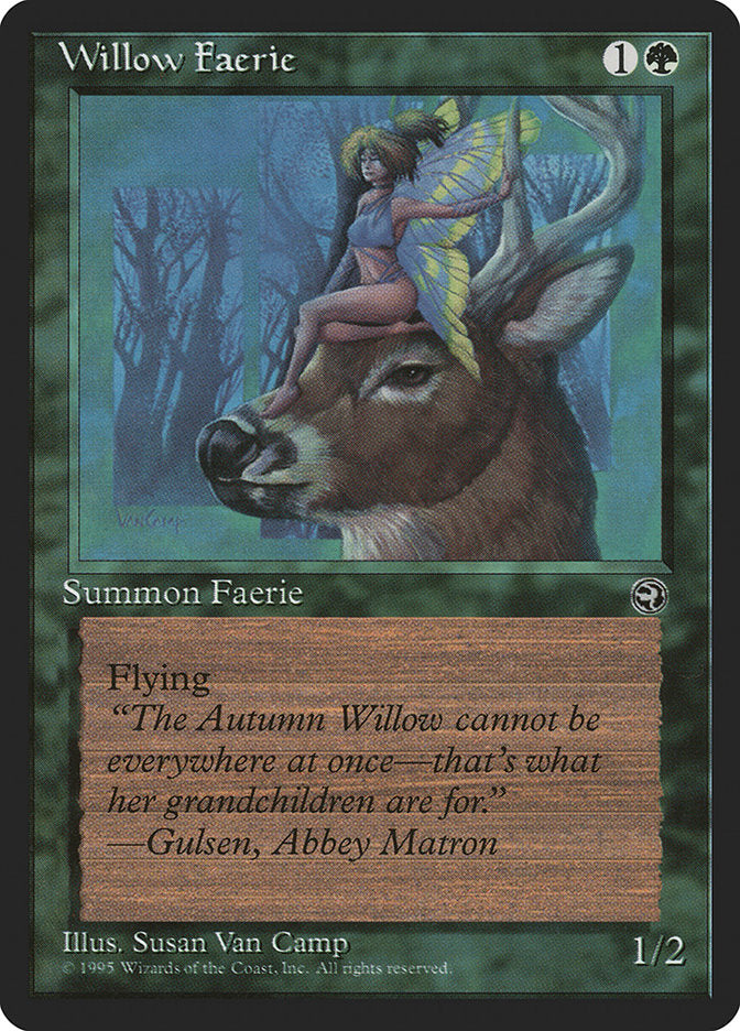 Willow Faerie (Gulsen Flavor Text) [Homelands] | North Game Den