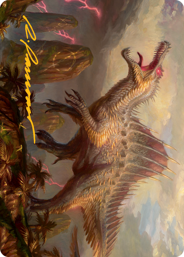 Etali, Primal Conqueror Art Card (Gold-Stamped Signature) [March of the Machine Art Series] | North Game Den