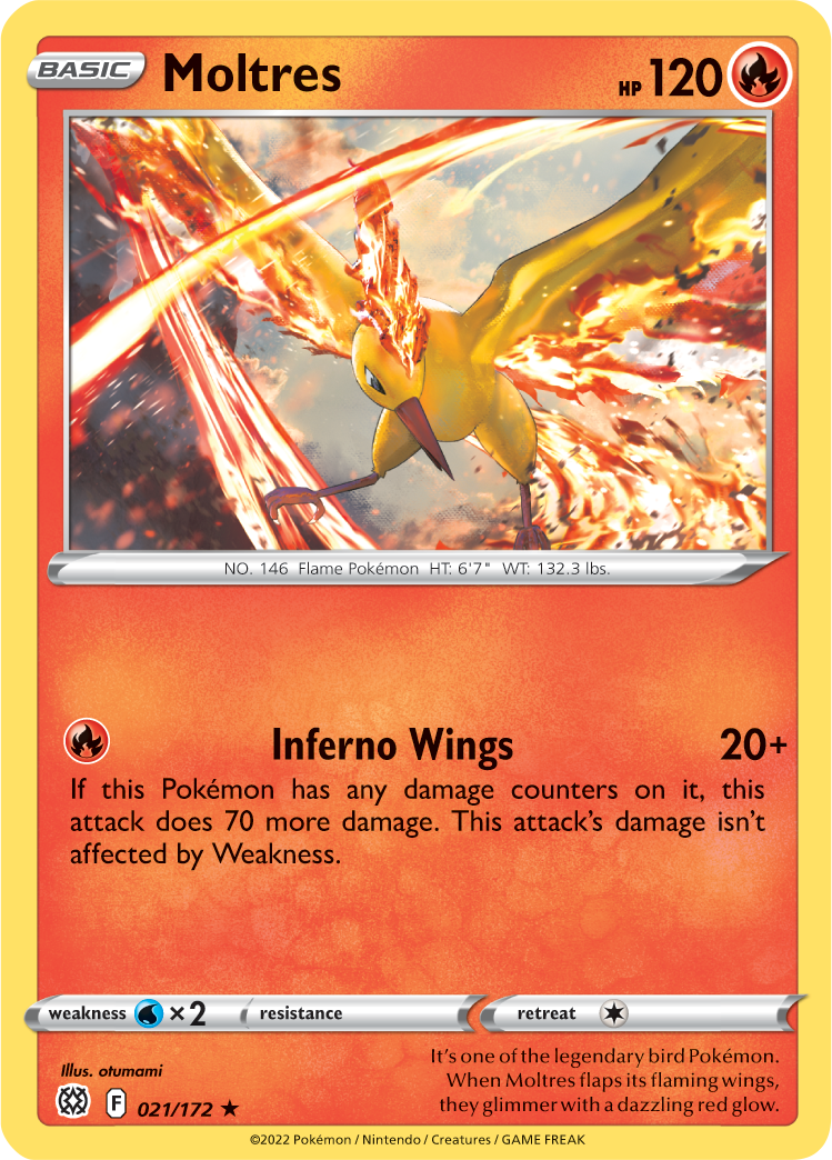 Moltres (021/172) [Sword & Shield: Brilliant Stars] | North Game Den