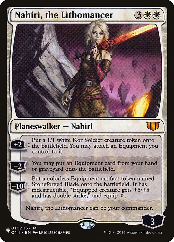 Nahiri, the Lithomancer [The List] | North Game Den