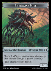 Rebel // Phyrexian Mite (012) Double-Sided Token [Phyrexia: All Will Be One Tokens] | North Game Den