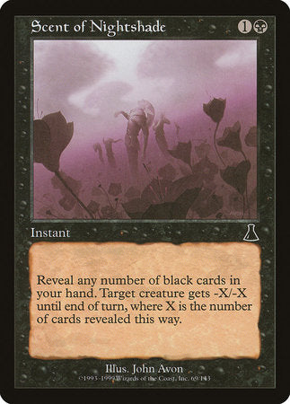 Scent of Nightshade [Urza's Destiny] | North Game Den
