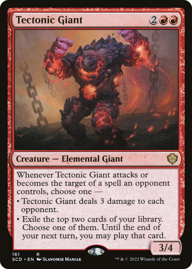 Tectonic Giant [Starter Commander Decks] | North Game Den