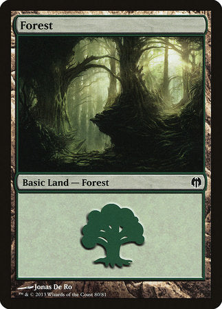 Forest (80) [Duel Decks: Heroes vs. Monsters] | North Game Den