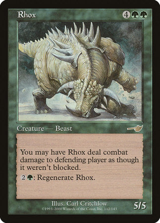 Rhox [Nemesis] | North Game Den