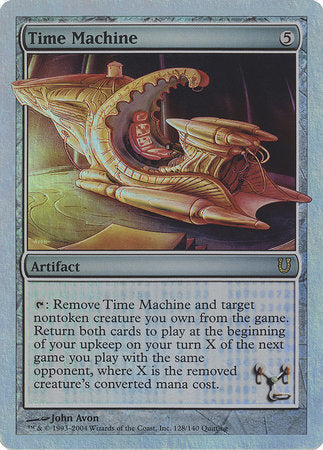 Time Machine (Alternate Foil) [Unhinged] | North Game Den