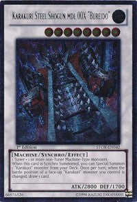 Karakuri Steel Shogun mdl 00X "Bureido" (UTR) [STOR-EN042] Ultimate Rare | North Game Den