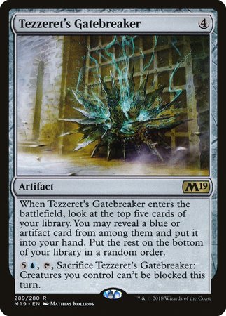 Tezzeret's Gatebreaker [Core Set 2019] | North Game Den