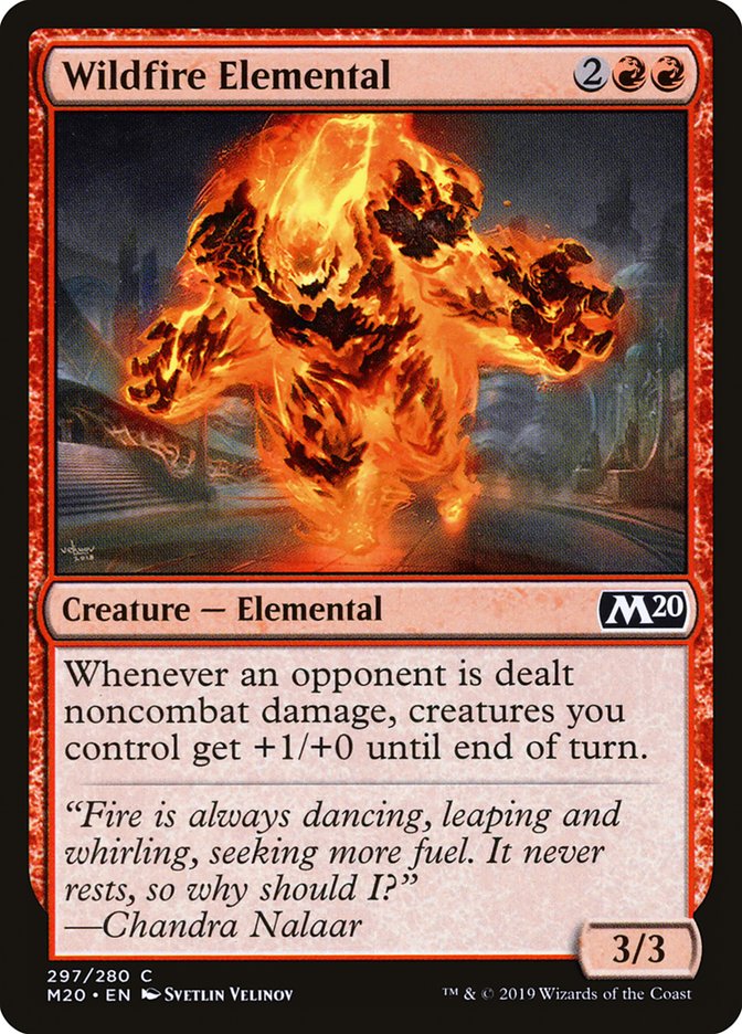 Wildfire Elemental [Core Set 2020] | North Game Den