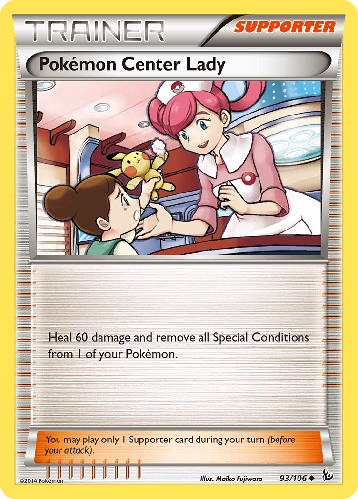 Pokemon Center Lady (93/106) [XY: Flashfire] | North Game Den