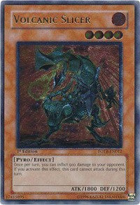 Volcanic Slicer (UTR) [FOTB-EN012] Ultimate Rare | North Game Den