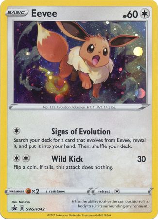 Eevee (SWSH042) [Sword & Shield: Black Star Promos] | North Game Den