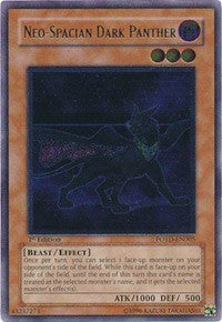 Neo-Spacian Dark Panther (UTR) [POTD-EN005] Ultimate Rare | North Game Den