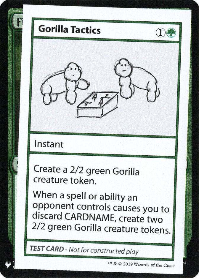 Gorilla Tactics [Mystery Booster Playtest Cards] | North Game Den