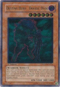 Destiny Hero - Double Dude (UTR) [POTD-EN012] Ultimate Rare | North Game Den