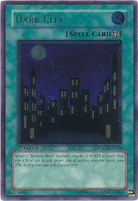 Dark City (UTR) [POTD-EN048] Ultimate Rare | North Game Den