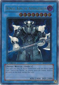 Demise, King of Armageddon (UTR) [SOI-EN035] Ultimate Rare | North Game Den