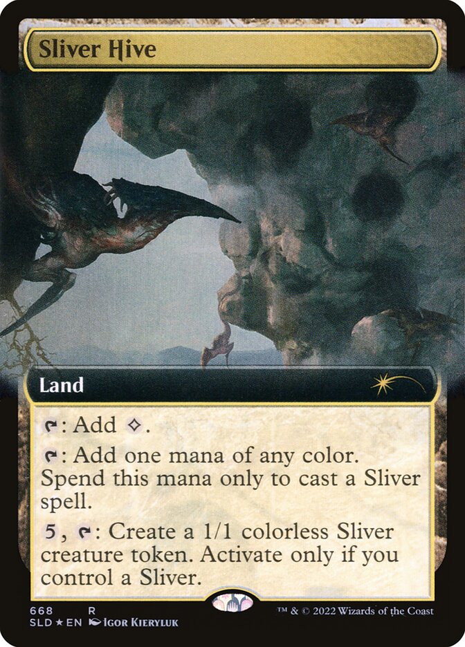 Sliver Hive (Extended Art) [Secret Lair Drop Promos] | North Game Den