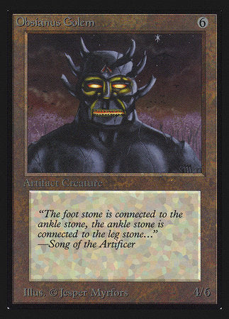 Obsianus Golem (CE) [Collectors’ Edition] | North Game Den
