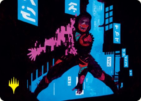 Return to Action Art Card (Gold-Stamped Signature) [Kamigawa: Neon Dynasty Art Series] | North Game Den