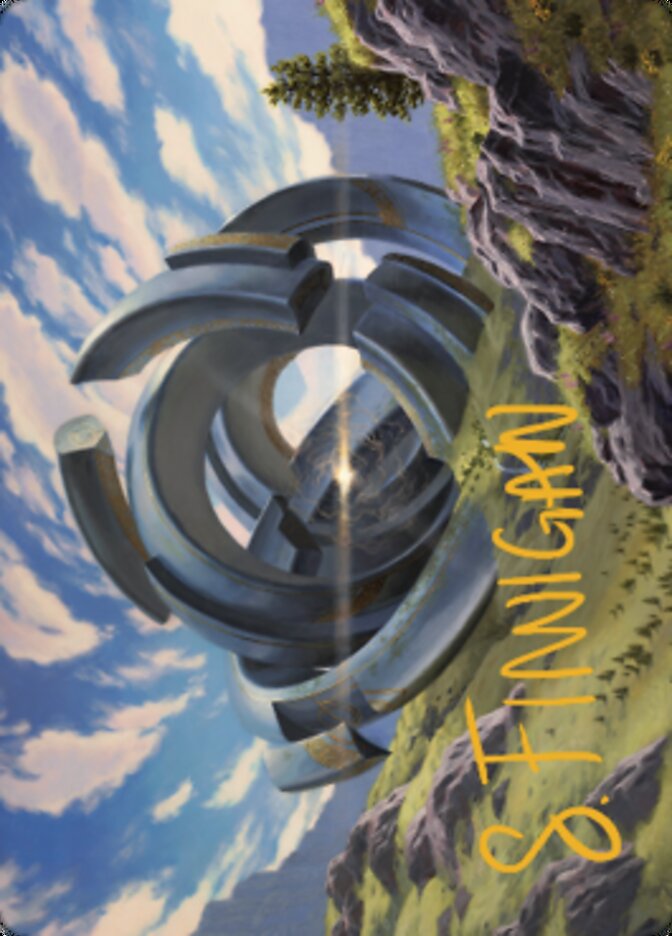 Thran Portal Art Card (Gold-Stamped Signature) [Dominaria United Art Series] | North Game Den