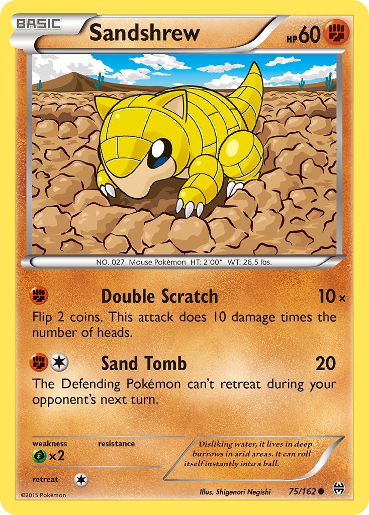 Sandshrew (75/162) [XY: BREAKthrough] | North Game Den