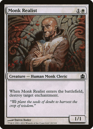 Monk Realist [Commander 2011] | North Game Den