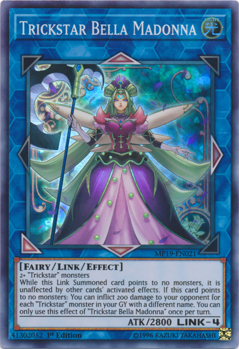 Trickstar Bella Madonna [MP19-EN021] Super Rare | North Game Den