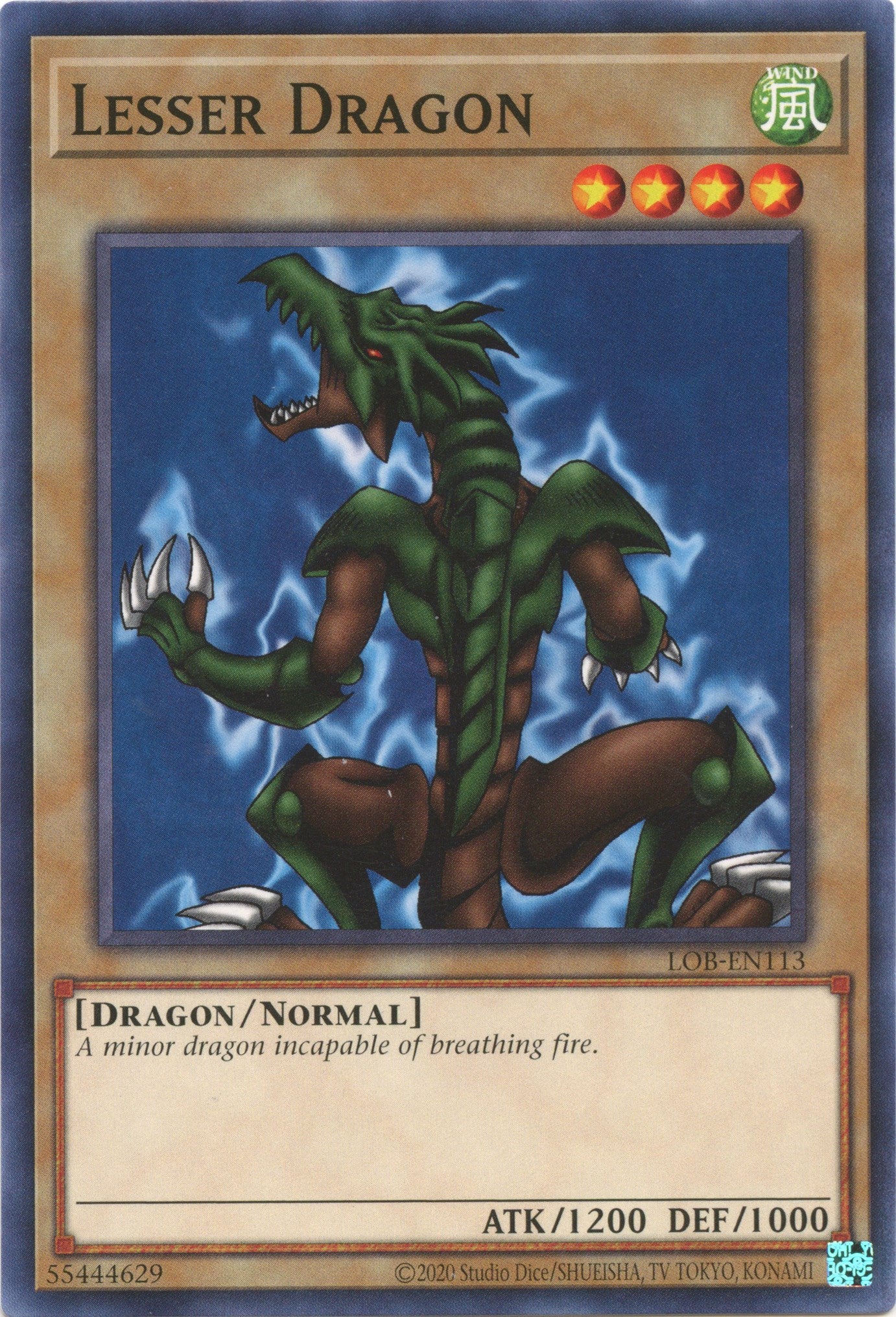 Lesser Dragon (25th Anniversary) [LOB-EN113] Common | North Game Den