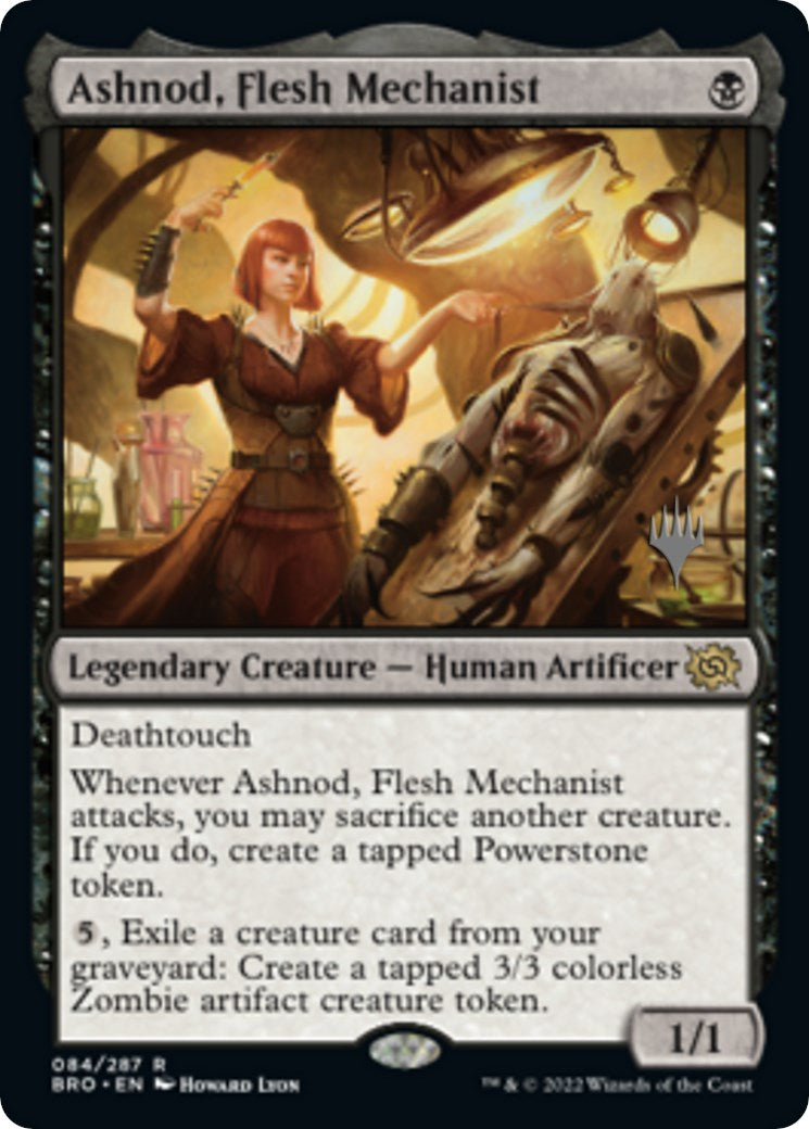 Ashnod, Flesh Mechanist (Promo Pack) [The Brothers' War Promos] | North Game Den