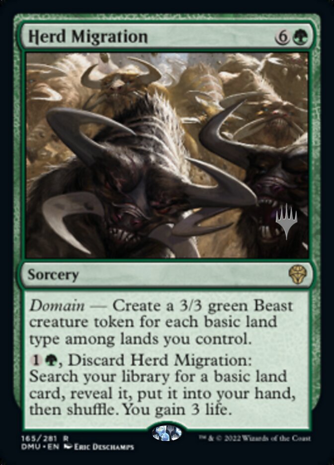 Herd Migration (Promo Pack) [Dominaria United Promos] | North Game Den