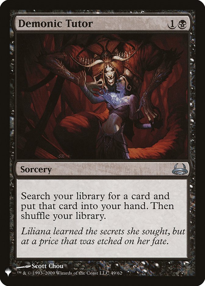 Demonic Tutor [Mystery Booster] | North Game Den