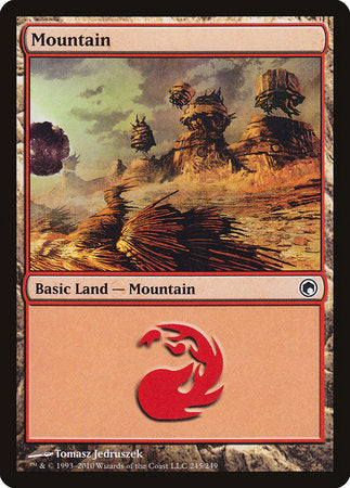 Mountain (245) [Scars of Mirrodin] | North Game Den