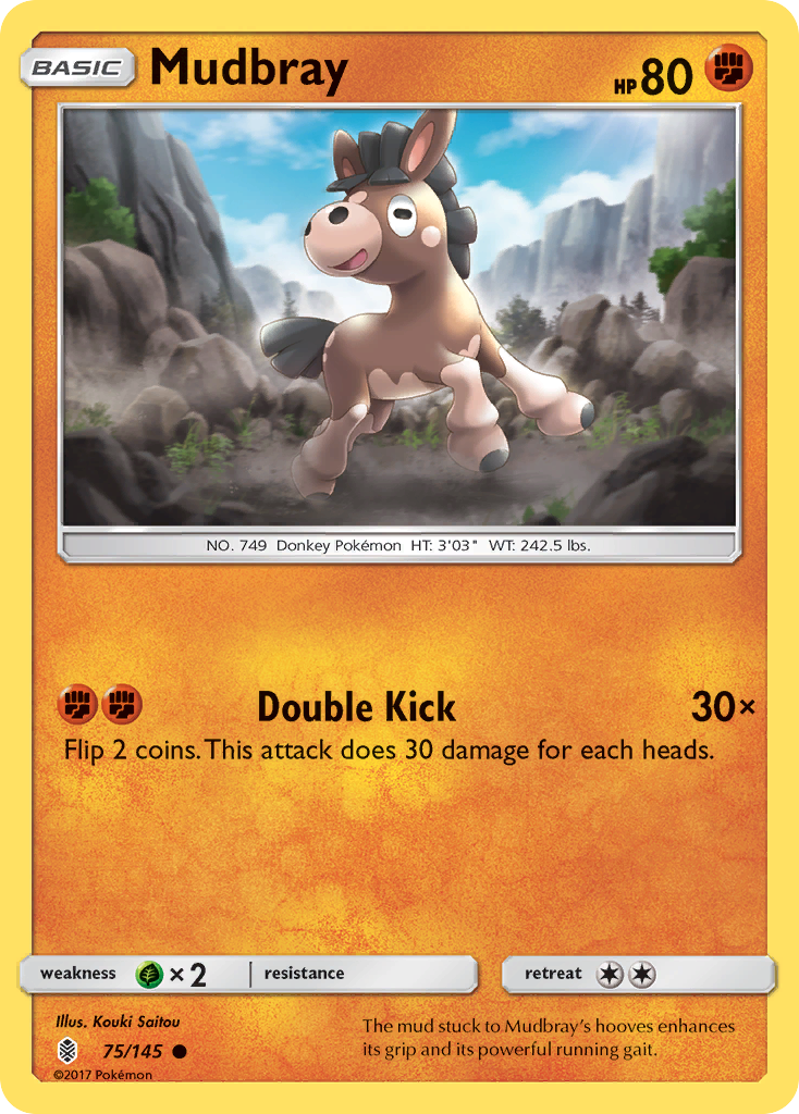 Mudbray (75/145) [Sun & Moon: Guardians Rising] | North Game Den